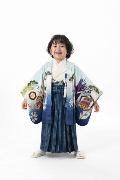 着物-七五三-男の子-3歳-羽織袴