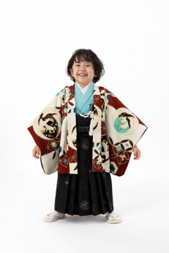 着物-七五三-男の子-3歳-羽織袴