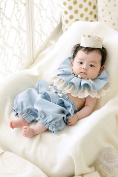 ベビードレス-お宮参り/百日祝い-男の子/女の子