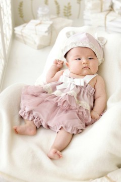 ベビードレス-お宮参り/百日祝い-男の子/女の子